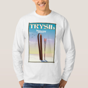 Trysil Norwegen , Norwegisches Skipposter T-Shirt