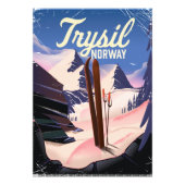 Trysil Norwegen ski Fotodruck (Vorne)