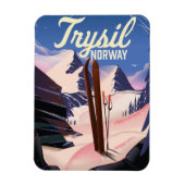Trysil Norwegen ski Magnet (Vertikal)