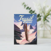 Trysil Norwegen ski Postkarte (Stehend Vorderseite)