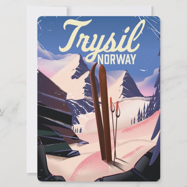 Trysil Norwegen Skigebiet (Vorderseite)