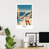 Trysil Ski Poster Norwegen 1 (Heimbüro)