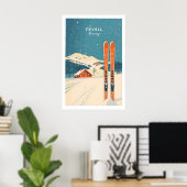 Trysil Ski-Wandkunstposter Norwegen 1 Poster (Heimbüro)