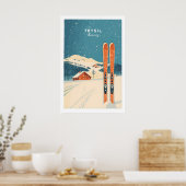 Trysil Ski-Wandkunstposter Norwegen 1 Poster (Küche)