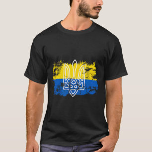 Tryzub Stand United Mit Ukraine Dreizack Ukrainisc T-Shirt