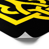 Tryzub Symbol Of Ukraine Poster (Ecke)