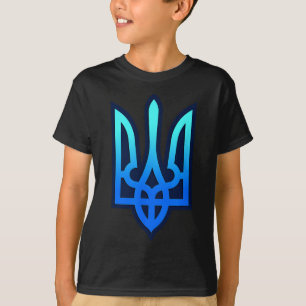 Tryzub Ukrainisches Wappen Ukraine Geschenk T-Shirt