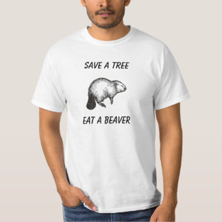 ts23, retten einen Baum, essen einen Biber T-Shirt