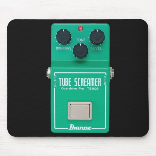 TS 808 Rohrscreamer-Gitarren-Pedal Mousepad (Vorne)