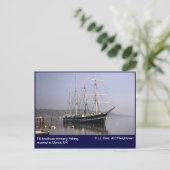 TS Arethusa, ehemals Peking bei Upnor gelobt Postkarte (Stehend Vorderseite)