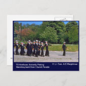 TS Arethusa, ehemals "Peking" Postkarte (Vorne/Hinten)