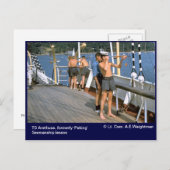 TS Arethusa, ehemals 'Peking' Seamanship Lektion Postkarte (Vorne/Hinten)