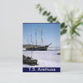 TS Arethusa, icebound Postkarte (Stehend Vorderseite)