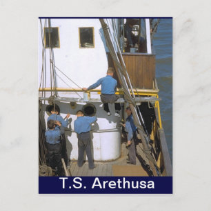 TS Arethusa, Maintenance Party Postkarte