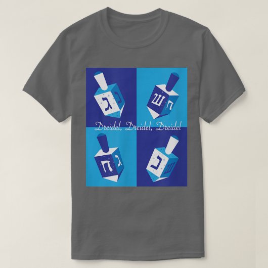 Ts Dreidel Hanukkah  T-Shirt (Design vorne)