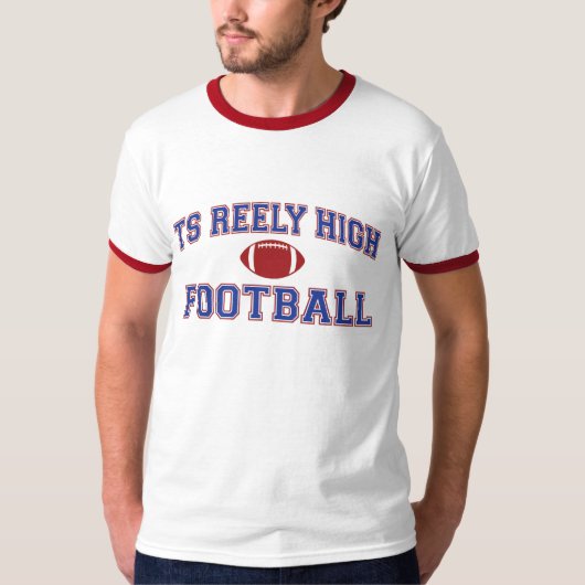 TS Reely hohe FUSSBALL Farbe T-Shirt (Vorderseite)