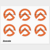 TS-Symbol-Aufkleber Runder Aufkleber (Blatt)