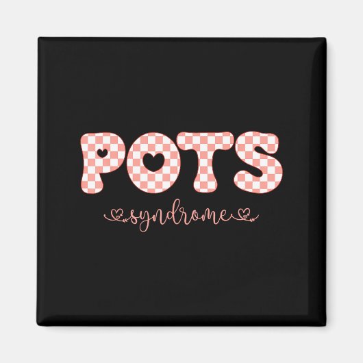 Ts Syndrome Valentine Day Funny Chronic Illness Aw Magnet (Vorne)