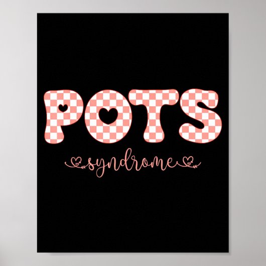 Ts Syndrome Valentine Day Funny Chronic Illness Aw Poster (Vorne)