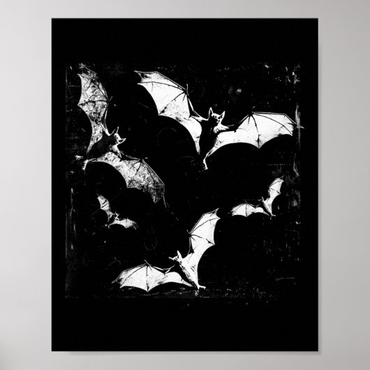 Ts Vampire Horror Spooky Art Halloween Goth Alt Ae Poster (Vorne)