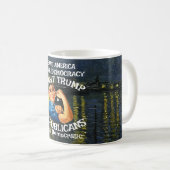 TSA DOJ FV KAFFEETASSE VD STD TRUMP TRUMPS REPUBLI (VorderseiteRechts)