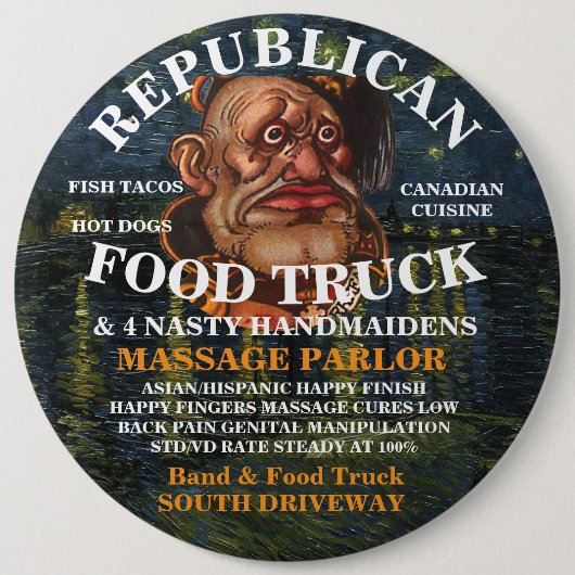 TSA FV HOFLATENZEICHEN VD STD TRUMP TRUMPS REPUBLI BUTTON (Vorderseite)