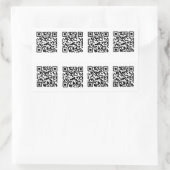 TSA QR Code Prank Rechteckiger Aufkleber (Tasche)