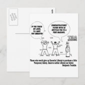 TSA-Screening Postkarte (Vorne/Hinten)