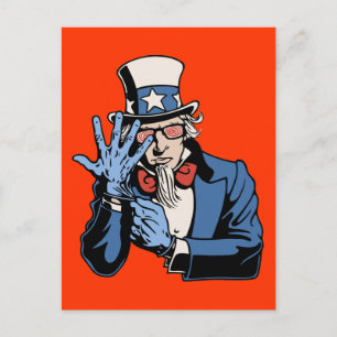 TSA - Uncle Sam Postkarte