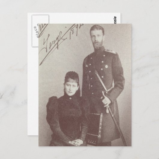 Tsar - GRAND DUKE SERGE & ELLA Romanov Russland #0 Postkarte (Vorne/Hinten)