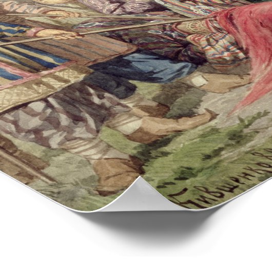 Tsar Ivan IV Vasilyevich the Schrecklich Poster (Ecke)