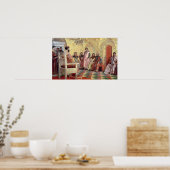 Tsar Mikhail Fyodorovich mit Boyars Poster (Küche)