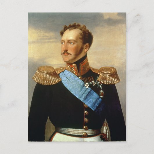 Tsar Nicholas I Postkarte (Vorderseite)