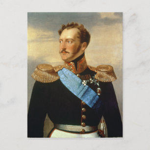 Tsar Nicholas I Postkarte