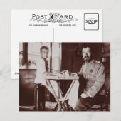 Tsar Nicolas von Russland & Tsarevitch Alexis Roma Postkarte (Vorne/Hinten)