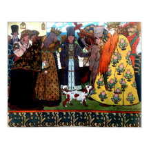 Tsar Saltan gibt sein Dekret heraus