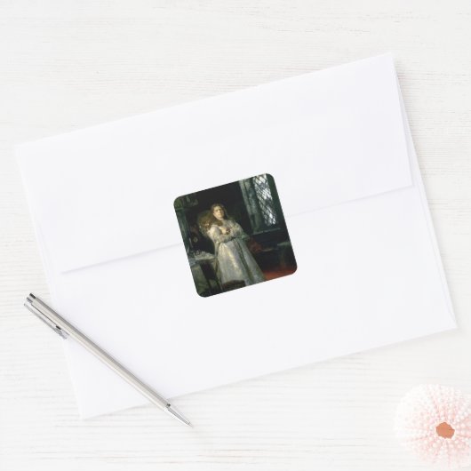 Tsarevna Sophia Alexeevna Quadratischer Aufkleber (Umschlag)