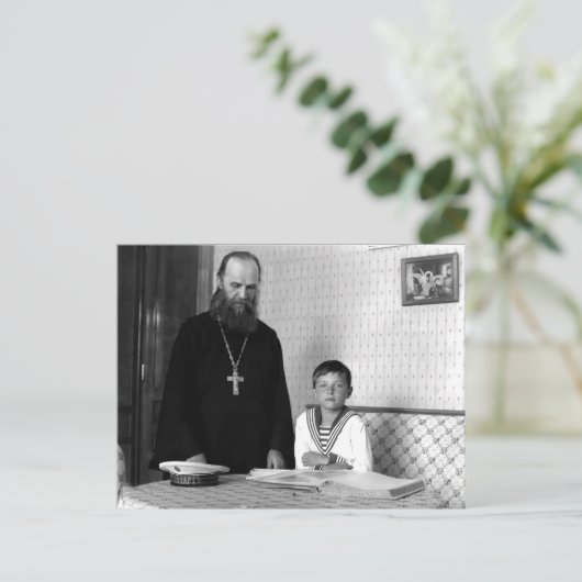 Tsarewitsch Alexis Romanov, Sohn des Zaren der rus Postkarte (Stehend Vorderseite)