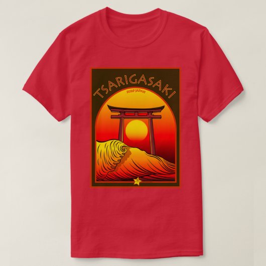 TSARIGASAKI SURFJAPAN T-Shirt (Design vorne)