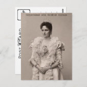 Tsarina Alexandra, Kaiserin der Russischen Postkar Postkarte (Vorne/Hinten)