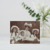 Tsarina, Russland, Maria, Anastasia & Alexis Postkarte (Stehend Vorderseite)
