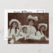 Tsarina, Russland, Maria, Anastasia & Alexis Postkarte (Vorne/Hinten)