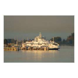 Tsawwassen Ferry at Dusk Fotodruck
