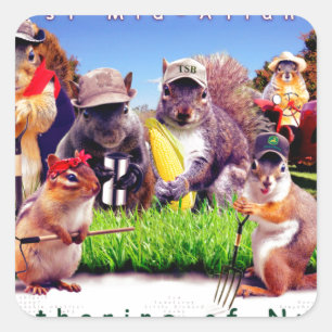 TSB-Poster Quadratischer Aufkleber