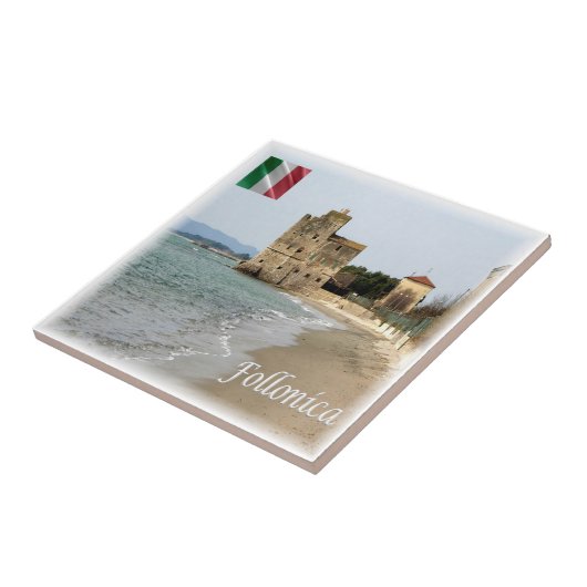 TSC011 FOLLONICA, Strand, Toskana, Fliese (Seite)
