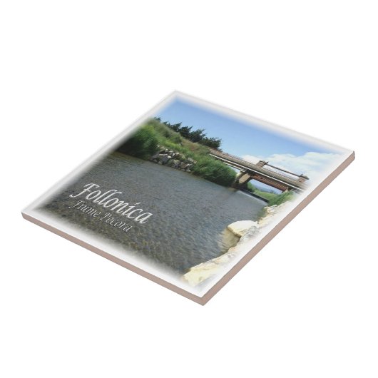 TSC014 FOLLONICA, Sheep River, Toskana, Fliese (Seite)