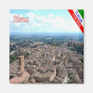 TSC044 SIENA Luftsicht, Toskana, Kühlschrank Magnet