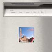 TSC046 SIENA, Torre del Mangia, Toskana, Kühlschra Magnet (In Situ (Geschirrspüler))