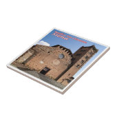 TSC052 SIENA, Basilica San Clemente, Fliese (Seite)