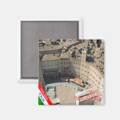 TSC054 SIENA Piazza del Campo, Toskana, Kühlschran Magnet (Vorderseite/Rückseite)